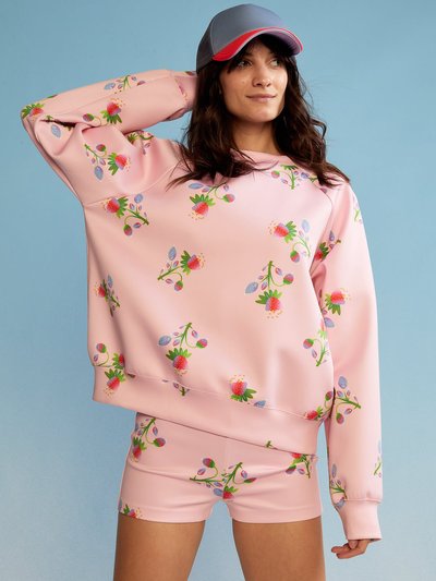 Cynthia Rowley Bonded Pullover - Pink Strawberry product