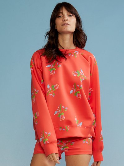Cynthia Rowley Bonded Pullover - Red Strawberry product