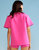 Bonded Tee - Hot Pink