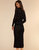 Bondi Crochet Knit Dress - Black