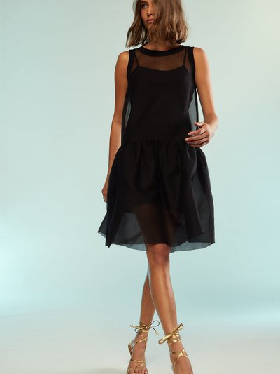 Cynthia Rowley Chloe Organza Dress - Black product