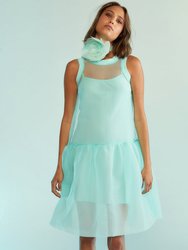Chloe Organza Dress - Mint