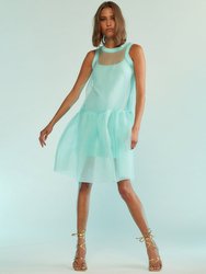 Chloe Organza Dress - Mint