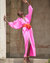 Dolman Sleeve Dance Dress - Pink - Pink