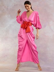 Dolman Sleeve Dance Dress - Pink