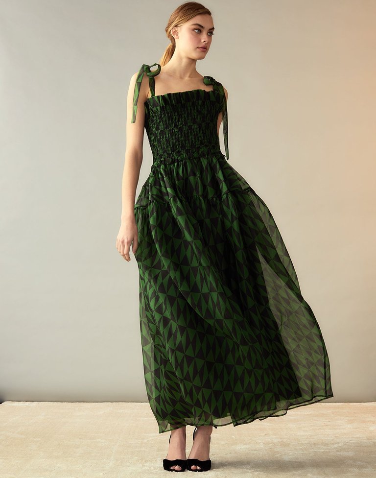 Evergreen Organza Dress