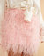Feather Skirt - Light Pink