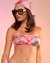 Flirt Ruffle Bikini Top - Pink