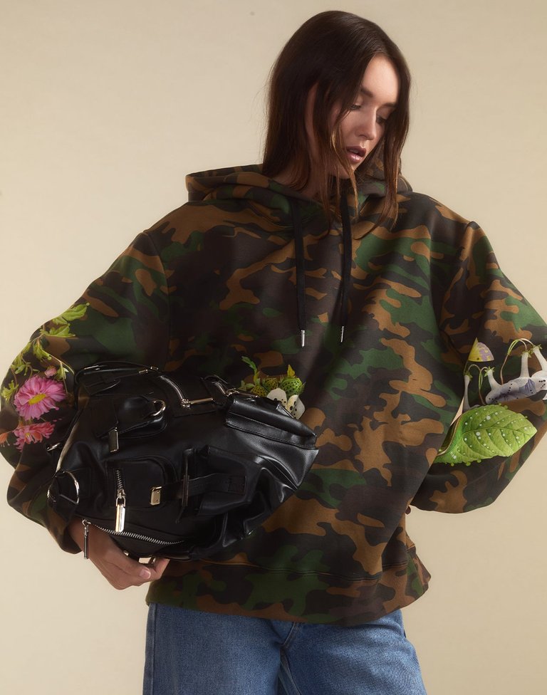 In Plain Sight Hoodie - Green Camo