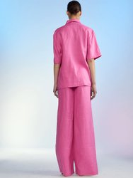 Isola Linen Pants - Pink