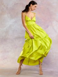 Kea Silk Dress - Yellow