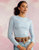 Kendal Cropped Sweater - Blue