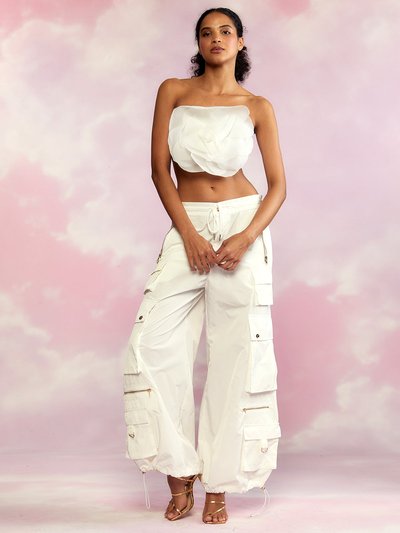 Cynthia Rowley Kim Cargo Pant - White product