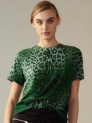 Leopard Tee - Green Leopard - Green Leopard