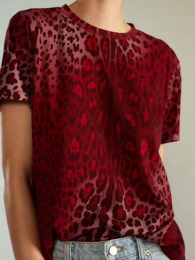 Cynthia Rowley Leopard Tee - Red Leopard product
