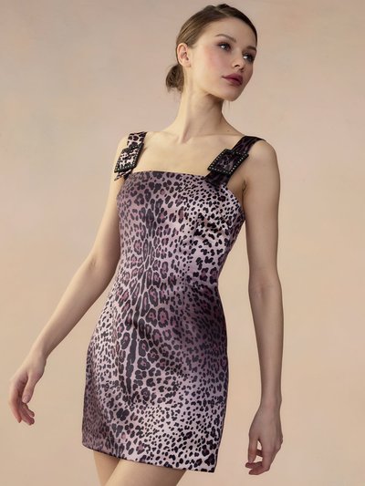 Cynthia Rowley Leopardess Satin Dress product