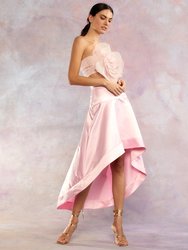 Livia Satin Skirt - Pink