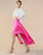 Livia Satin Skirt - Hot Pink