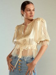 Lure Lace Blouse - Ivory