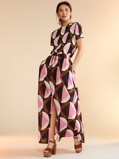Cynthia Rowley Mosaic Skirt - Pink Geo product
