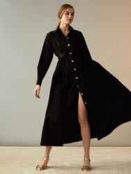 Perennial Shirt Dress - Black