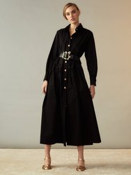 Perennial Shirt Dress - Black