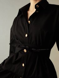 Perennial Shirt Dress - Black