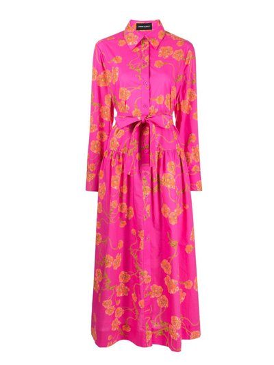 Cynthia Rowley Perennial Shirt Dress - Pink Floral product