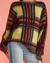 Plaid Mohair Sweater - Yellow Plaid