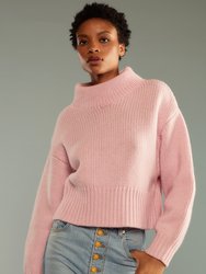 Plush Wool Sweater - Pink - Pink