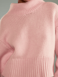 Plush Wool Sweater - Pink