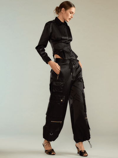 Cynthia Rowley S Cargo Pants - Black product
