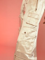 S Cargo Pants - White