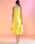 Salerno Silk Halter Dress - Yellow