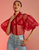 Sheer Bliss Blouse - Red - Red