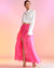 Taffeta Cargo Skirt - Hot Pink