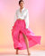 Taffeta Cargo Skirt - Hot Pink - Hot Pink