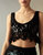 The Cosmo Sequin Top - Black