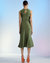 The Silk Dress - Olive Green
