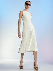 The Silk Dress - White