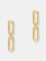 Essential Link Earrings - Gold