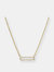 Open Bar Necklace - Gold