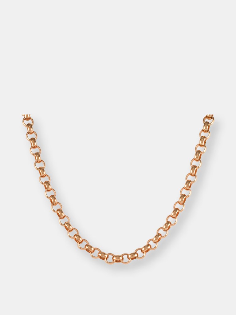 Rolo Chain Necklace - Rose Gold