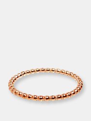 Rose Gold Bead Ring - Rose Gold