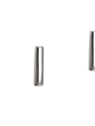 Silver Bar Studs - Silver