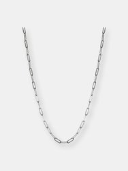 Silver Linear Link Chain - Silver