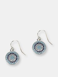 Silver Mini Target Earrings - Silver