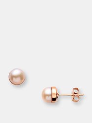 Sola Pearl Studs - Pink