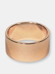 Wide Round Band - Rose Gold
