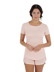 Sleep T-Shirt Women Nattwell™ Sleep Tech - Soft Peach